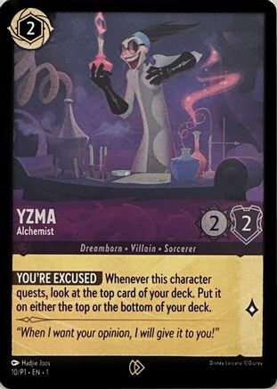 Yzma - Alchemist (10) Cold Foil - Disney Lorcana Promo Cards