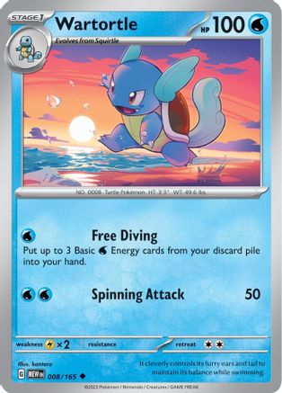 Wartortle - 008/165 8 - [SV Scarlet & Violet 151]