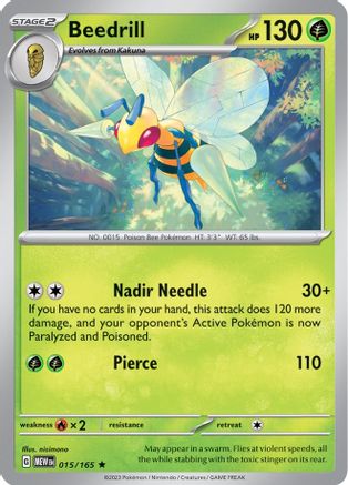 Beedrill (015/165) [Écarlate et Violet : 151] 