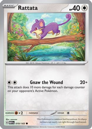 Rattata (019/165) [Écarlate et Violet : 151] 