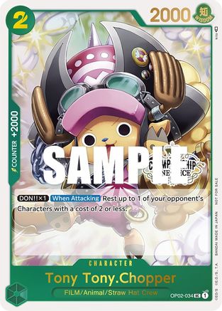 Tony Tony.Chopper (Pack de participation au championnat du magasin) [Cartes promotionnelles One Piece] 