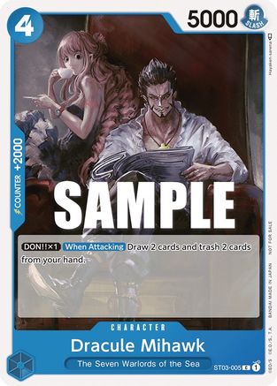 Dracule Mihawk (Pack Tournoi Vol. 4) [Cartes promotionnelles One Piece] 