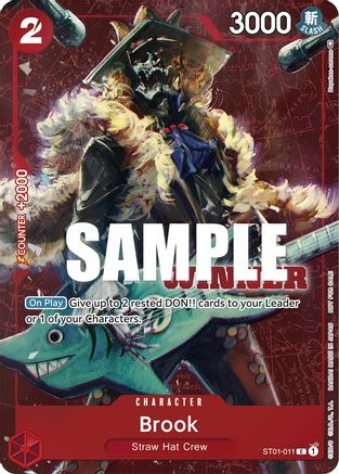 Brook (Winner Pack Vol. 4) (ST01-011) - One Piece Promotion Cards