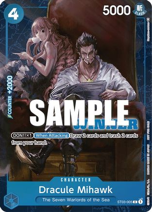 Dracule Mihawk (Winner Pack Vol. 4) (ST03-005) - One Piece Promotion Cards