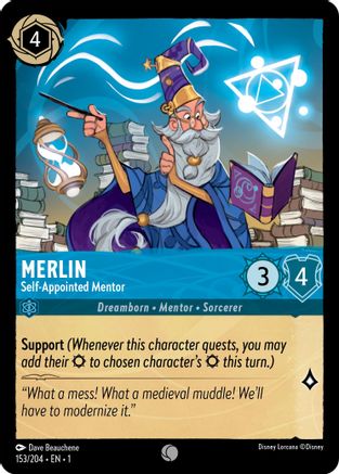 Merlin - Self-Appointed Mentor (153/204)  - The First Chapter