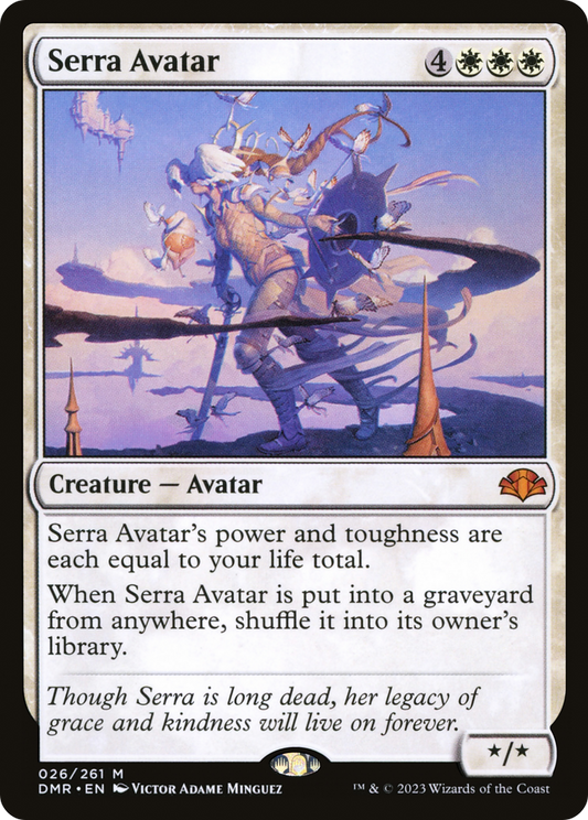 Serra Avatar (DMR-026) - [Dominaria Remastered]