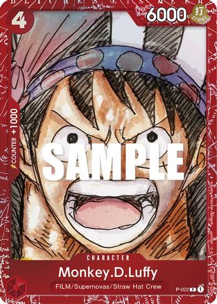 Monkey.D.Luffy (Premium Card Collection -ONE PIECE FILM RED Edition-) (P-022) - One Piece Promotion Cards