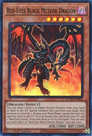 Red-Eyes Black Meteor Dragon (DUNE-EN095) - Duelist Nexus 1st Edition