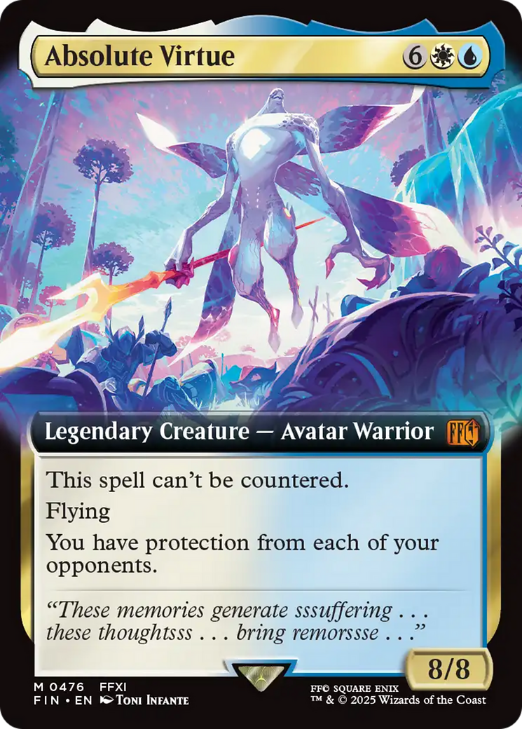 Absolute Virtue (FIN-476) - [FINAL FANTASY]: (Extended Art) Foil