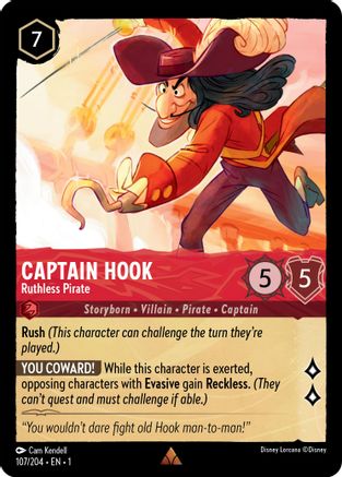 Captain Hook - Ruthless Pirate (107/204)  - The First Chapter