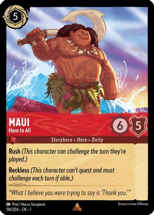 Maui - Hero to All (114/204)  - The First Chapter