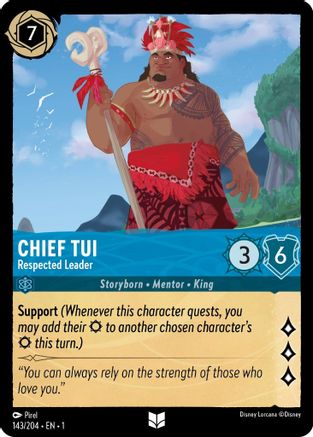 Chief Tui - Respected Leader (143/204)  - The First Chapter