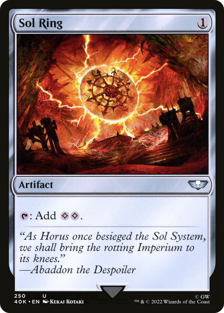 Sol Ring (250) (40K-250) - [Warhammer 40,000 Commander]