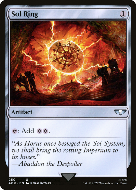 Sol Ring (250) (40K-250) - [Warhammer 40,000 Commander]
