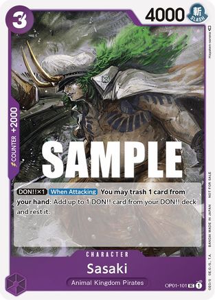 Sasaki (Event Pack Vol. 2) [Cartes promotionnelles One Piece] 
