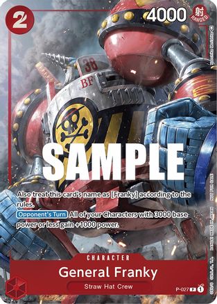 Général Franky (Event Pack Vol. 2) [Cartes promotionnelles One Piece] 