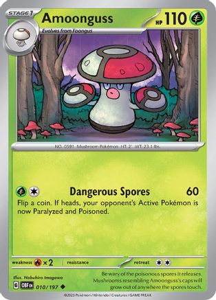 Amoonguss (010/197) [Écarlate et Violet : Flammes d'Obsidienne] 