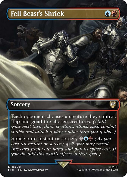 Fell Beast's Shriek (Borderless) [Le Seigneur des Anneaux : Contes du Commandant de la Terre du Milieu] 
