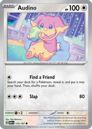 Audino 173 - [SV03 Obsidian Flames]
