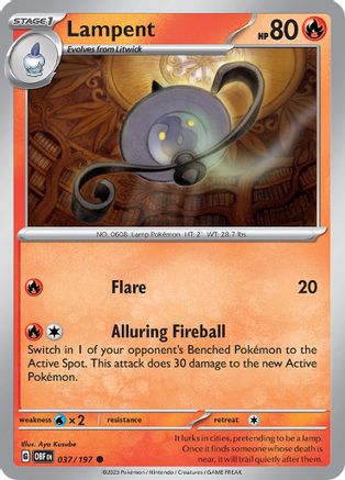 Lampent 37 - [SV03 Obsidian Flames]