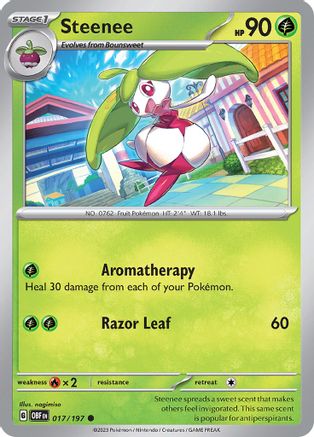 Steenee (017/197) [Écarlate et violet : flammes d'obsidienne] 