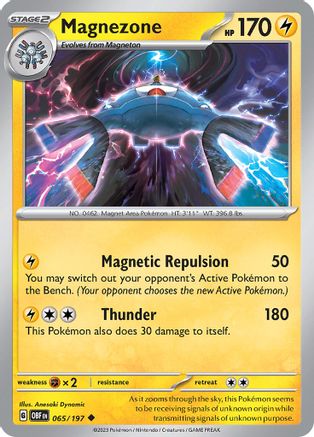 Magnézone (065/197) [Écarlate et Violet : Flammes d'Obsidienne] 