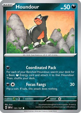 Houndour - 131/197 131 - [SV03 Obsidian Flames]