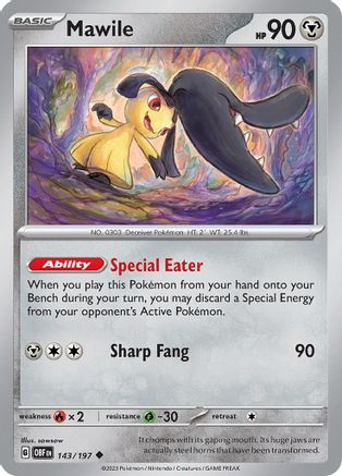 Mawile (143/197) [Écarlate et Violet : Flammes d'Obsidienne] 