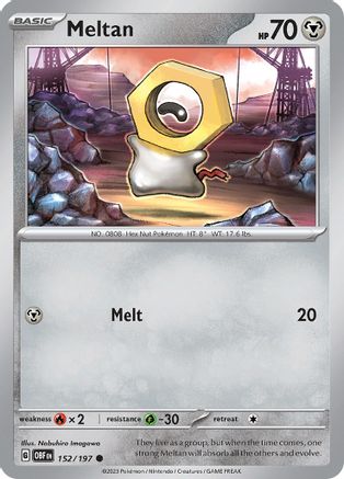 Meltan (152/197) [Écarlate et Violet : Flammes d'Obsidienne] 