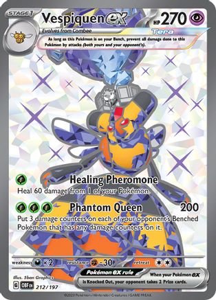 Vespiquen ex - 212/197 212 - [SV03 Obsidian Flames] Holofoil
