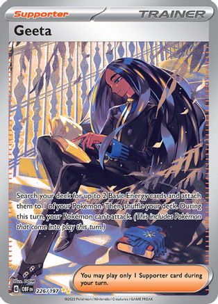 Geeta - 226/197 226 - [SV03 Obsidian Flames] Holofoil