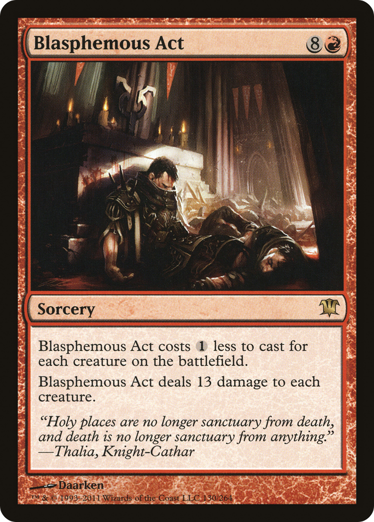 Blasphemous Act (ISD-130) - [Innistrad] Foil