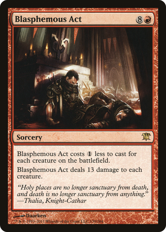 Blasphemous Act (ISD-130) - [Innistrad] Foil