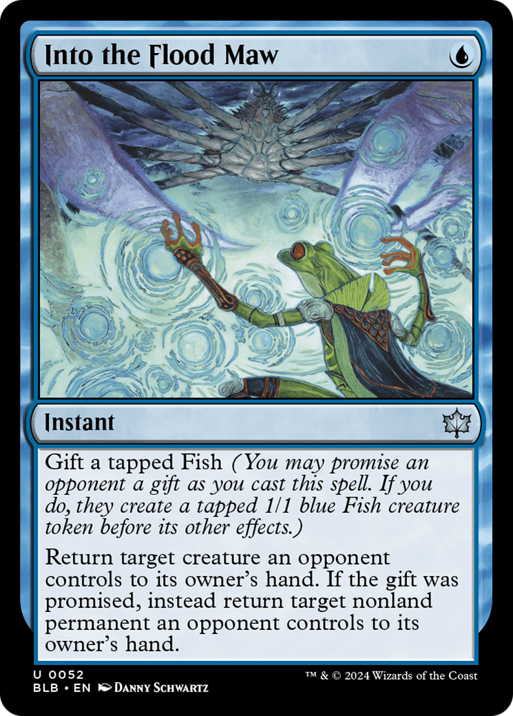 Into the Flood Maw (BLB-052) - [Bloomburrow] Foil