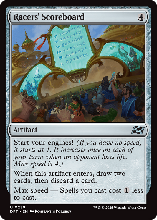 Racers' Scoreboard (DFT-239) - [Aetherdrift] Foil