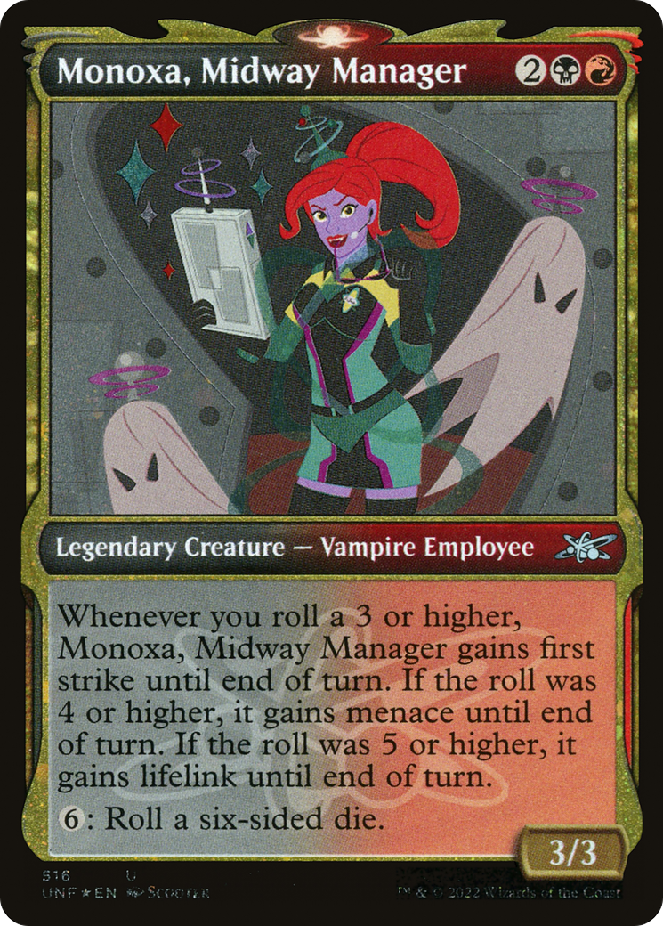 Monoxa, Midway Manager (UNF-516) - [Unfinity]: (Showcase) Foil
