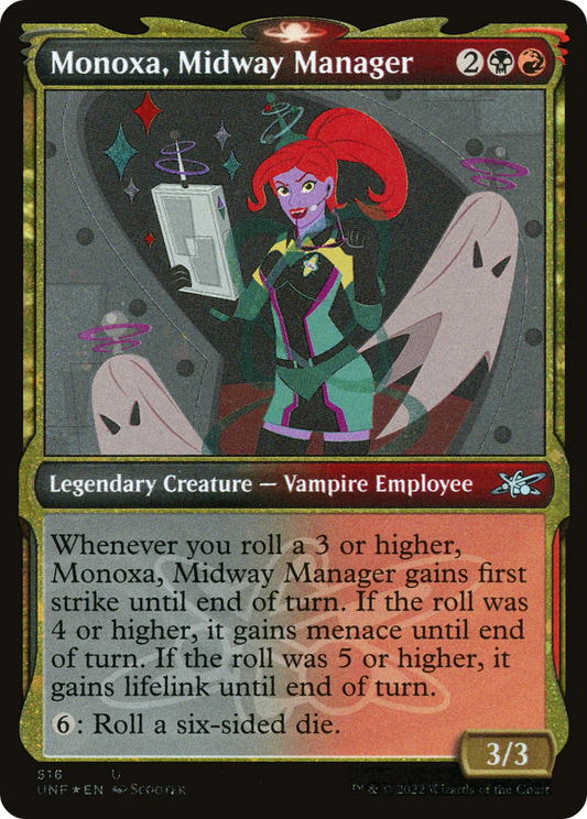 Monoxa, Midway Manager (UNF-516) - [Unfinity]: (Showcase) Foil