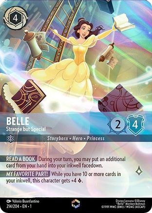 Belle - Strange but Special (Enchanted) (214/204) Holofoil - The First Chapter