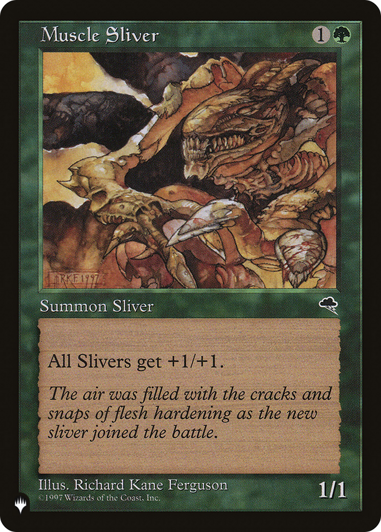 Muscle Sliver (LIST-) - [The List]
