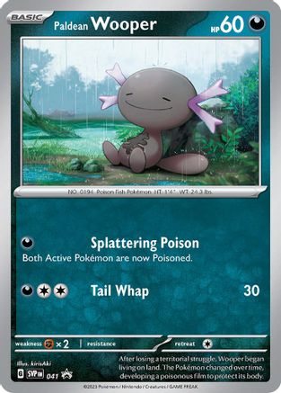 Paldean Wooper (041) [Écarlate et Violet : Promos Black Star] 