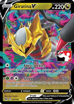 Giratina V 130 - [Prize Pack Series Cards] Holofoil