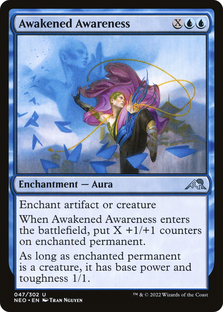 Awakened Awareness (NEO-047) - [Kamigawa: Neon Dynasty]