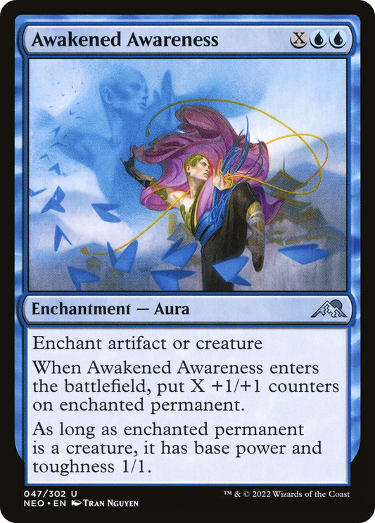 Awakened Awareness (NEO-047) - [Kamigawa: Neon Dynasty]