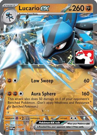 Lucario ex 17 - [Prize Pack Series Cards] Holofoil