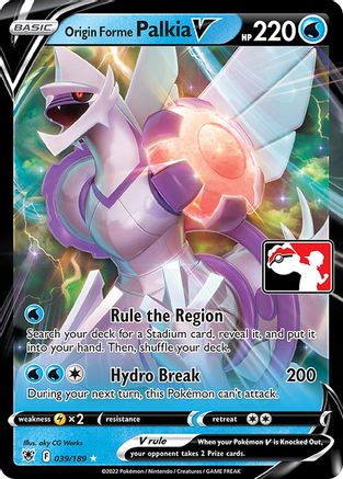 Origin Forme Palkia V 39 - [Prize Pack Series Cards] Holofoil