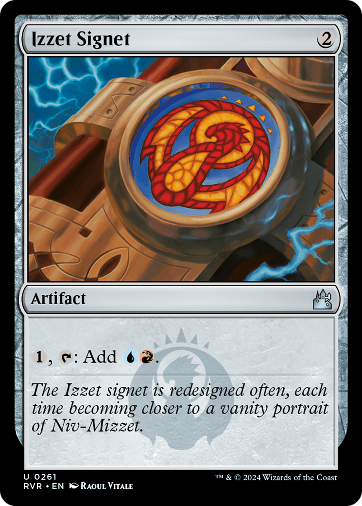 Izzet Signet (RVR-261) - [Ravnica Remastered]