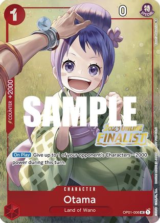 Otama (Online Regional 2023) [Finalist] (OP01-006) - One Piece Promotion Cards