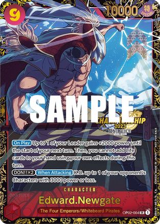 Edward.Newgate (Championship 2023) (OP02-004) - One Piece Promotion Cards