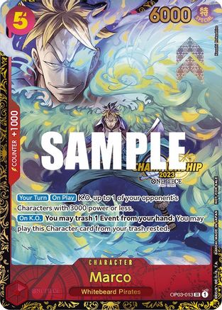 Marco (Championship 2023) (OP03-013) - One Piece Promotion Cards