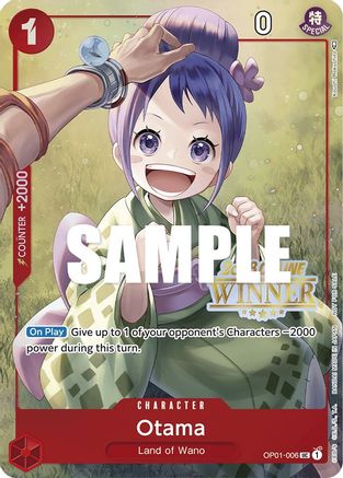 Otama (Online Regional 2023) [Winner] (OP01-006) - One Piece Promotion Cards